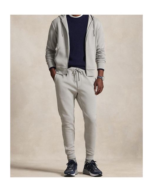 Polo Ralph Lauren Gray Full-Zip Tech Hoodie for men
