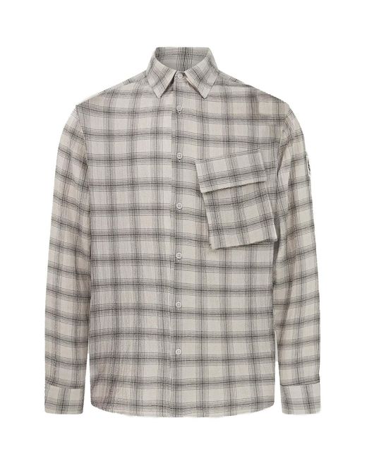 Belstaff Gray Scale Shirt for men