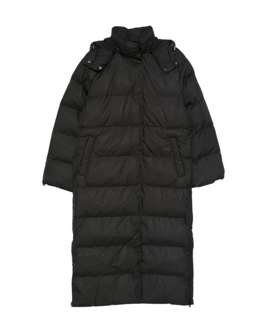 Samsøe & Samsøe Black Padded Parka Coat