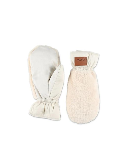 Isabel Marant White Barca Moffola Gloves