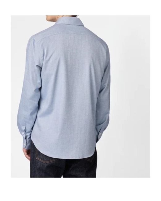 Tod's Blue Long-Sleeved Shirt for men