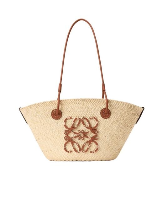 Loewe Natural Small Anagram Basket Bag