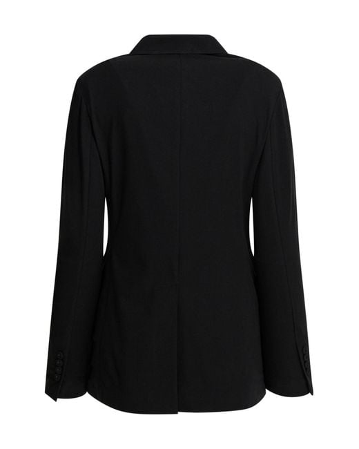 Circolo 1901 Black Double-Breasted Tailored Blazer