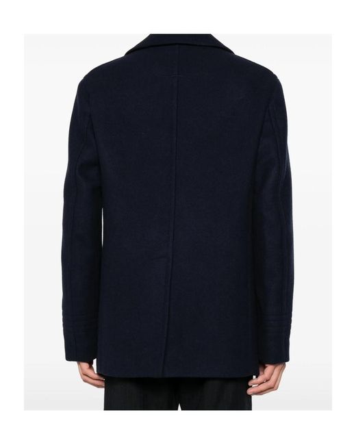 Tom Ford Blue Long-Sleeved Coat for men