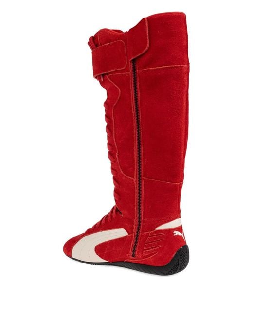 PUMA Red X Represent Lace-Up Boots