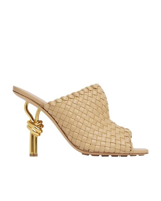 Bottega Veneta Natural Knot Mules