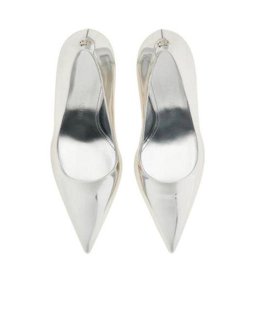Ferragamo White Pump Shoe