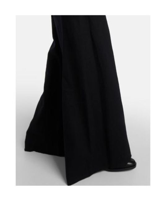 Ann Demeulemeester Black Virgin Wool Maxi Skirt