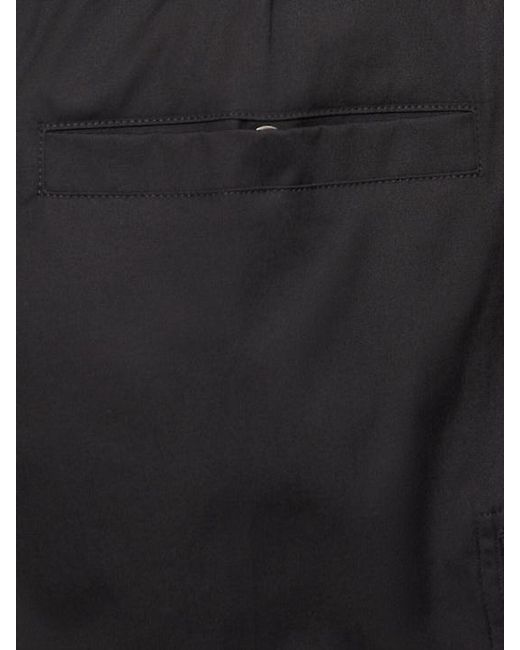 Rick Owens Black Drawstring Shorts for men