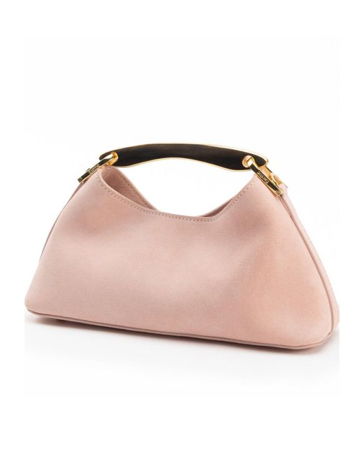 Elleme Pink Mini Boomerang Tote Bag