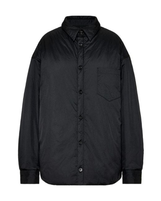 Maison Margiela Black Oversized Padded Jacket