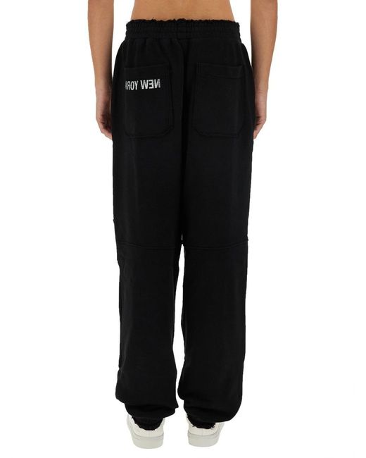 Helmut Lang Black New York Sweatpants for men