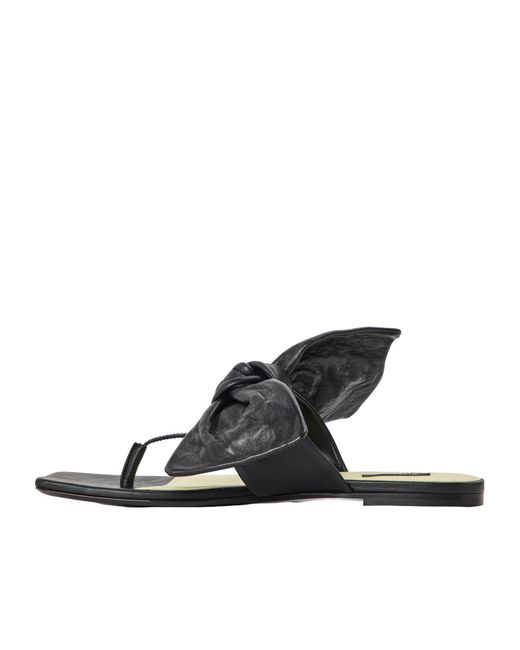 Givenchy White Minimalist Flat Sandals