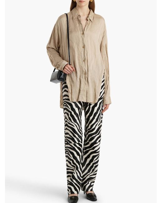 Khaite Natural Goya Button-Down Shirt