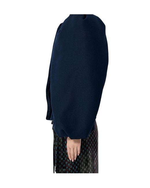 Dries Van Noten Blue Constructed Jacket