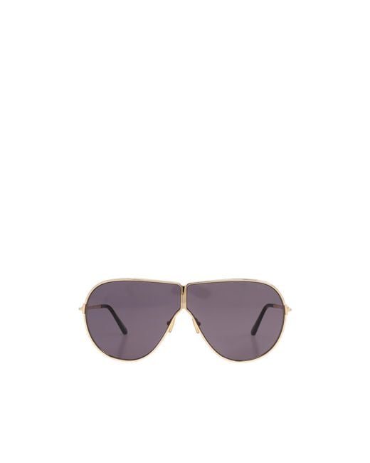Tom Ford Purple Logo Sunglasses for men