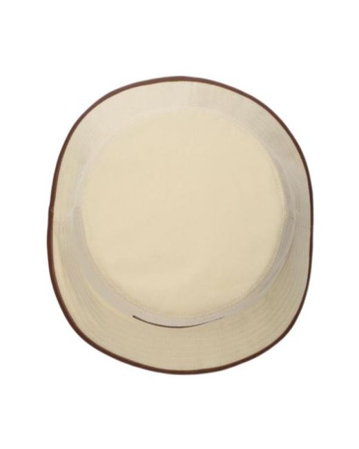 Burberry Natural Logo Gabardine Bucket Hat