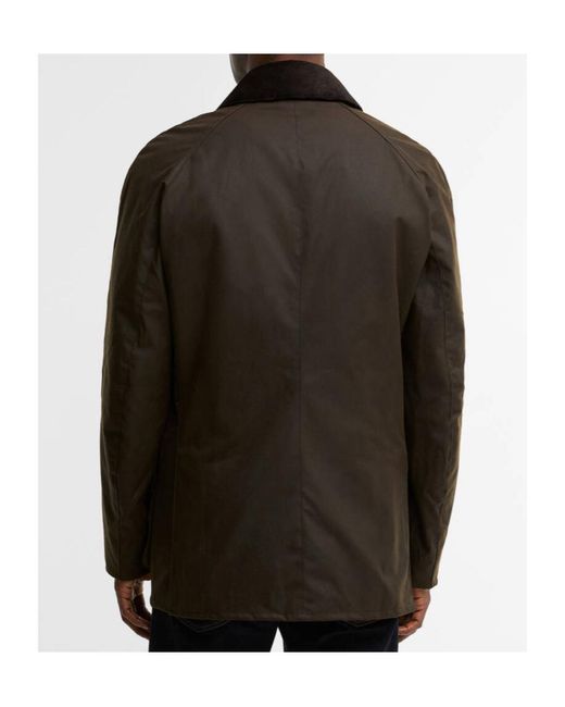 Barbour Black Waxed Cotton Jacket for men