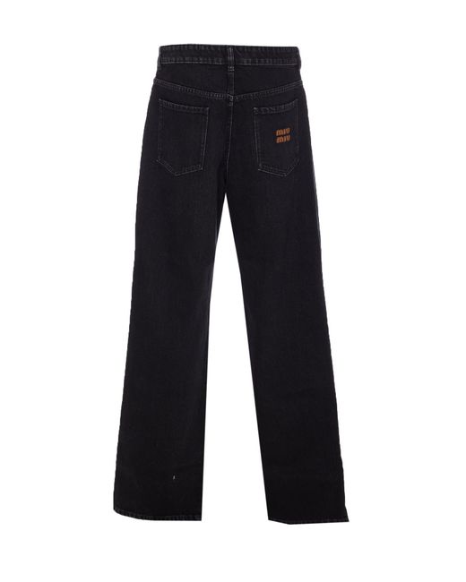 Miu Miu Blue Denim Jeans
