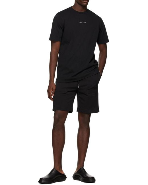 1017 ALYX 9SM Black Graphic Print T-Shirt for men