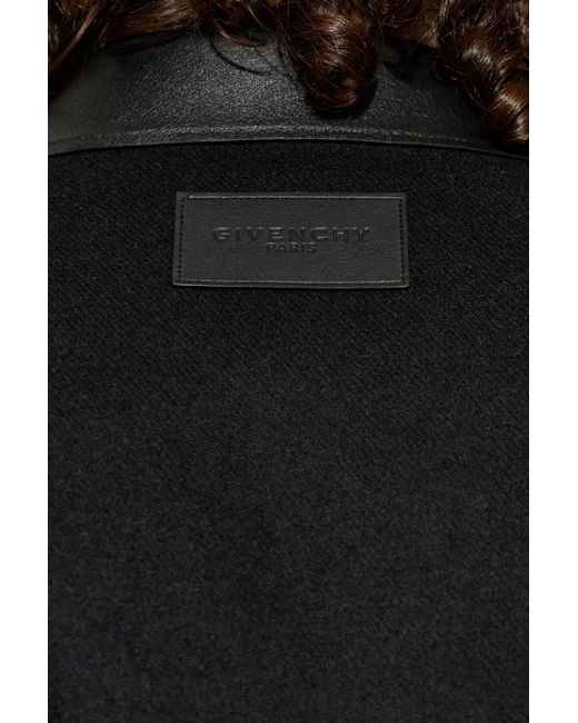 Givenchy Black Collared Long-Sleeved Casual Jacket for men