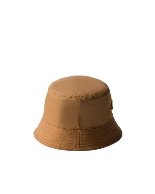 Prada Brown Re-Nylon Bucket Hat