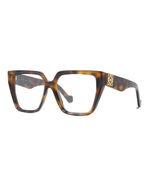 Loewe White Square Frame Glasses for men