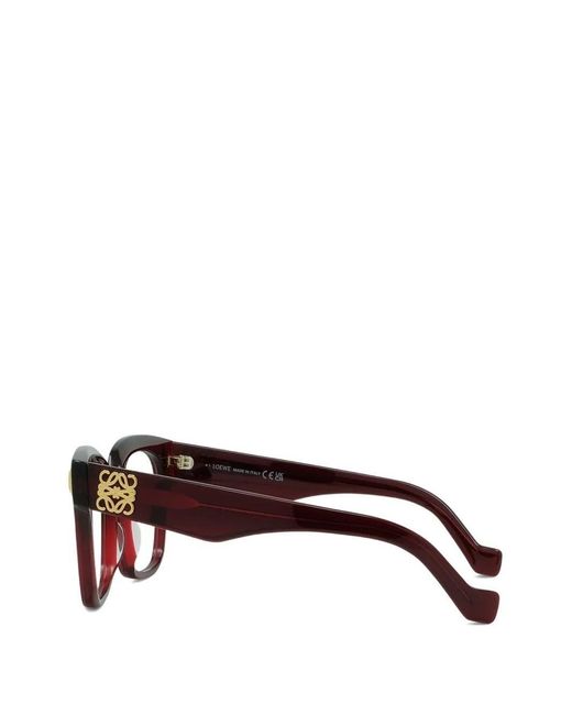 Loewe White Square Frame Glasses