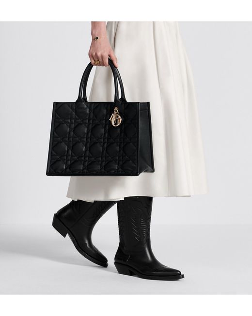 Dior Black Medium Book Tote