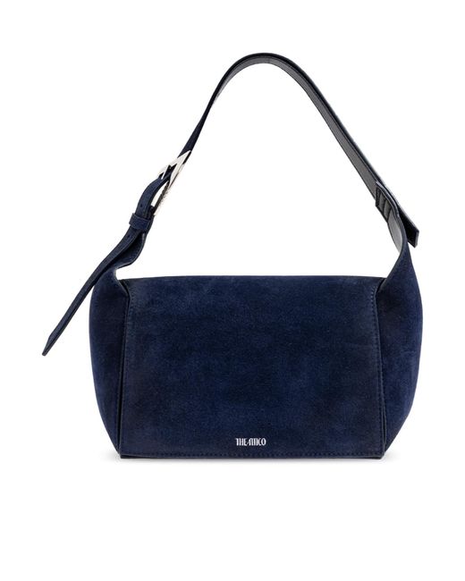 The Attico Blue The 7/7 Magnetic Fastened Shoulder Bag