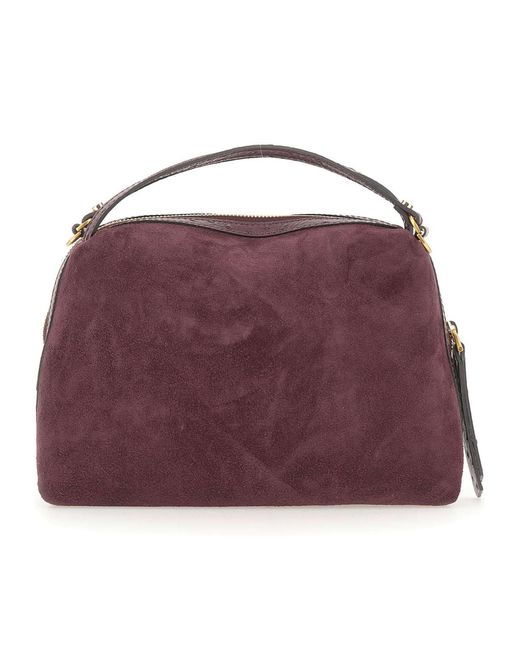 Gianni Chiarini Purple Alifa Top Handle Shoulder Bag