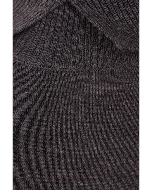 Burberry Gray Long Sleeved Turtleneck Jumper