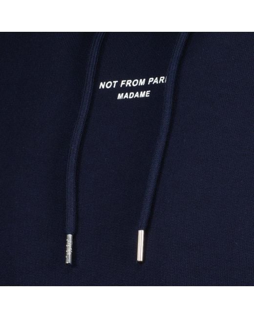Drole de Monsieur Blue Drôle De Monsieur Le Hoodie Slogan Classique Hoodie for men