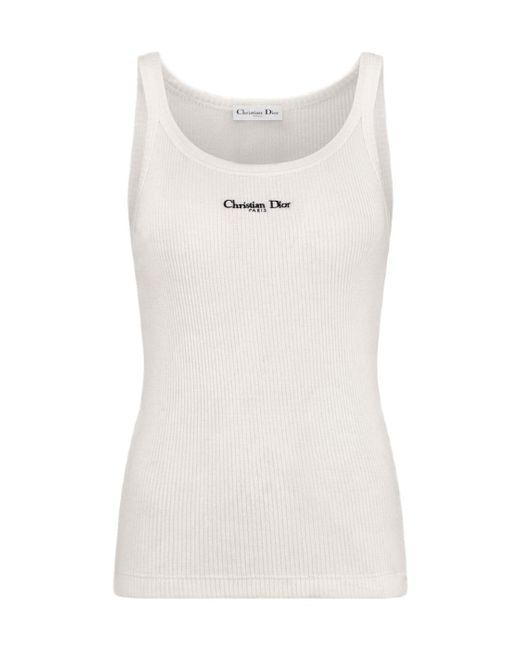 Dior White Tank Top
