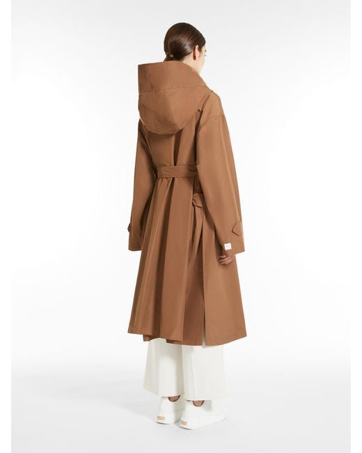 Max Mara Brown Hooded Casual Jacket