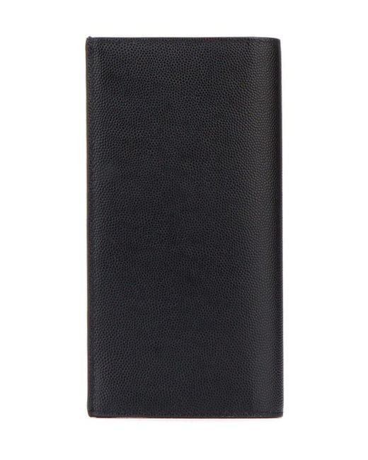 Saint Laurent Black Paris Classic Continental Wallet for men