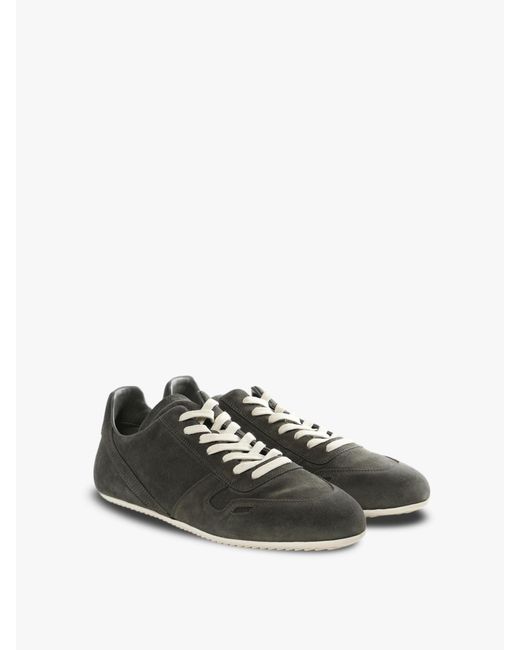 Rick Owens Black Minimal Sneaks Low-Top Sneakers for men