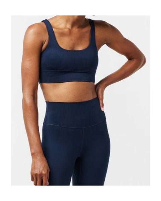 Varley Blue U-Neck Sports Vest