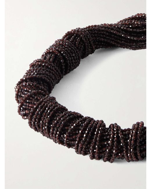 Brunello Cucinelli White Beaded Necklace