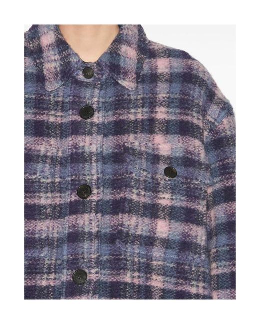 Isabel Marant Blue Harveli Coat