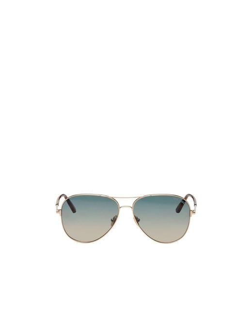 Tom Ford Multicolor Logo Pilot Sunglasses