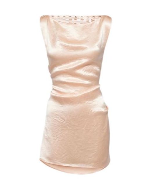 Jean Paul Gaultier Natural Sleeveless Dress