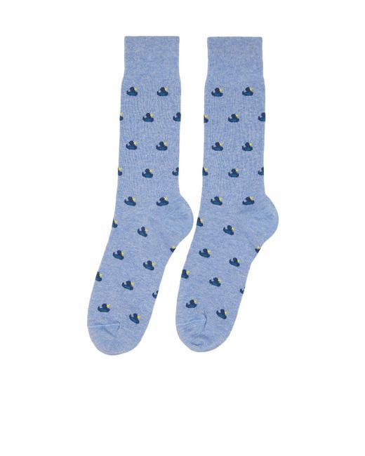 Paul Smith Pink Three Pairs Of Multi-Colored Patterned Mid-Calf Socks for men