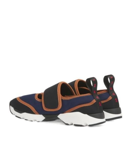 Marni Blue Mary Jane Running Sneakers