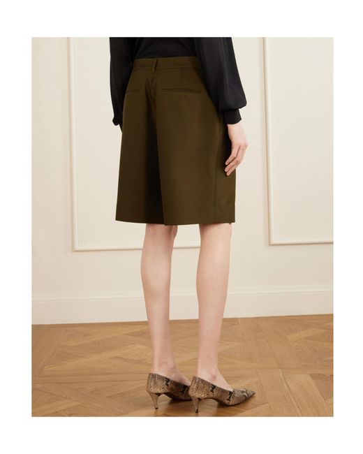 Khaite Green Auggie Shorts