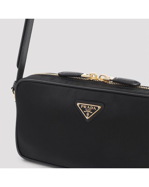 Prada Black Logo Shoulder Bag