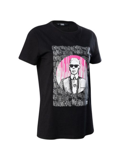 Karl Lagerfeld Black Logo T-Shirt