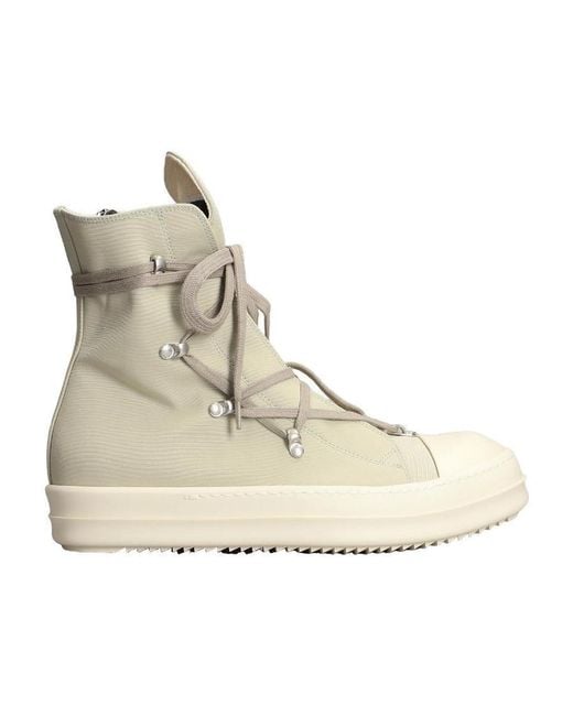 Rick Owens Natural Hexa High-Top Sneakers for men