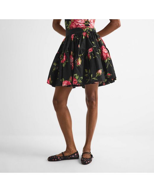 Dolce & Gabbana Multicolor Floral Midi Skirt