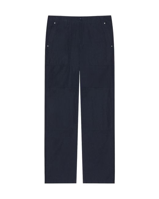 Givenchy Blue Straight-Leg Pants for men